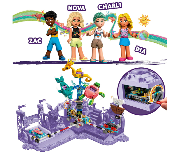 LEGO Friends 41737 Plażowy park rozrywki - 1144330 - zdjęcie 3